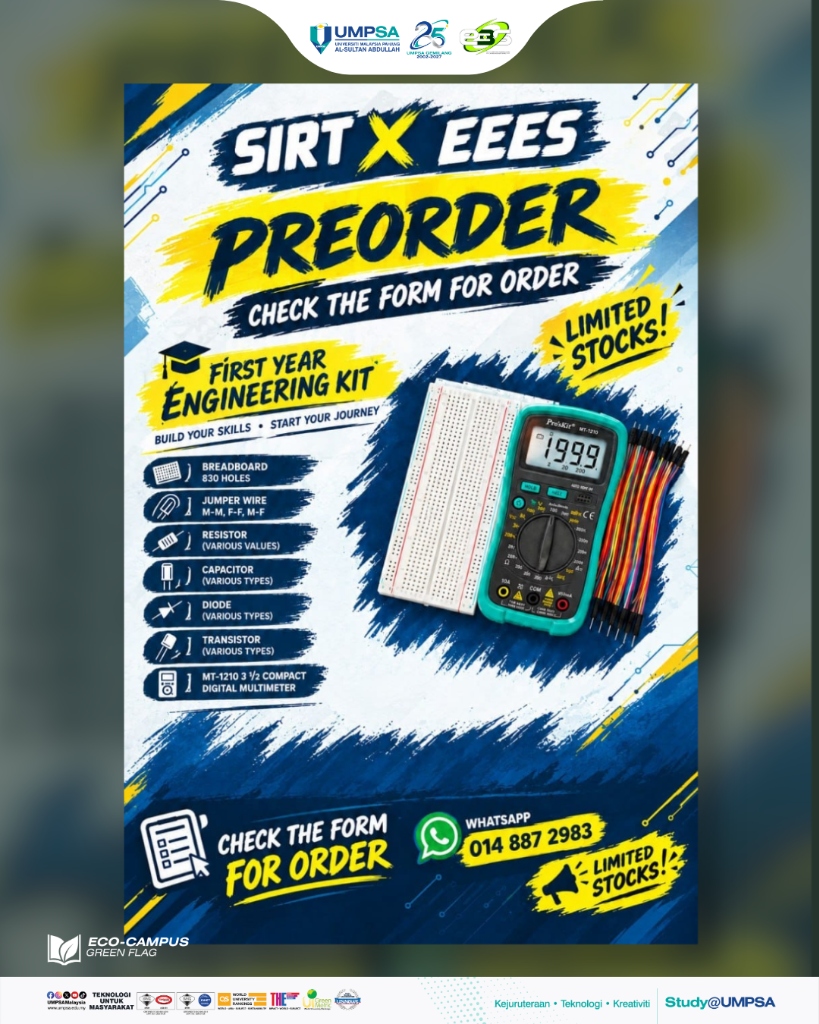 SIRT X EEES First Year Engineering Kit Poster